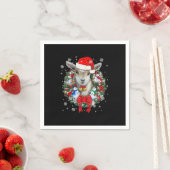 Weihnachtsdekoration für Ziegen Weihnachtsgeschenk Serviette (Beispiel)