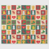 Weihnachtsdekoration Geschenkpapier (Flach)