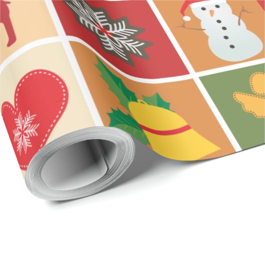 Weihnachtsdekoration Geschenkpapier (Rolleneckpunkt)