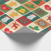 Weihnachtsdekoration Geschenkpapier (Ecke)