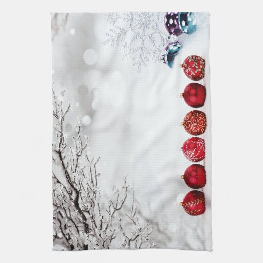 Weihnachtsdekoration Geschirrtuch (Vertikal)