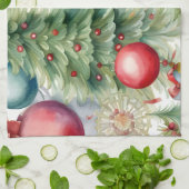 Weihnachtsdekoration Geschirrtuch (Gefaltet)