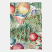 Weihnachtsdekoration Geschirrtuch (Vertikal)