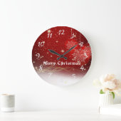 Weihnachtsdekoration Große Wanduhr (Zuhause)