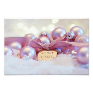 Weihnachtsdekoration Gruß Fotodruck