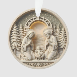 Weihnachtsdekoration - Heilige Familie 2 Ornament