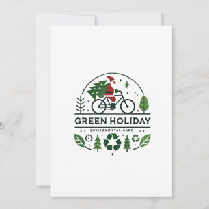 Weihnachtsdekoration im Öko Grüne Ferienart Feiertagskarte