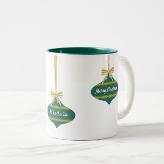 Weihnachtsdekoration im Vintage-Look mit editierba Zweifarbige Tasse
