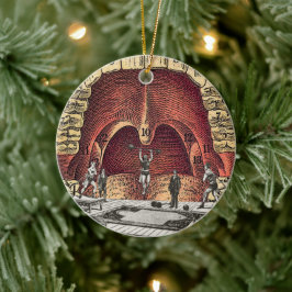 Weihnachtsdekoration im Zahnbüro Keramik Ornament