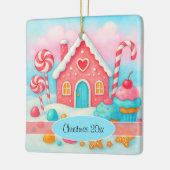 Weihnachtsdekoration in Candyland Keramikornament (Links)