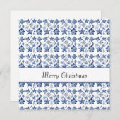 Weihnachtsdekoration in Delft Blue anpassbar (Vorne/Hinten)