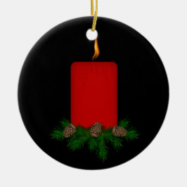 Weihnachtsdekoration in Gedenktafel Keramikornament