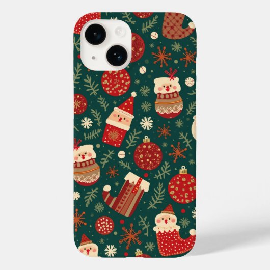 Weihnachtsdekoration iPhone 14 Fall Case-Mate iPhone Hülle (Rückseite)