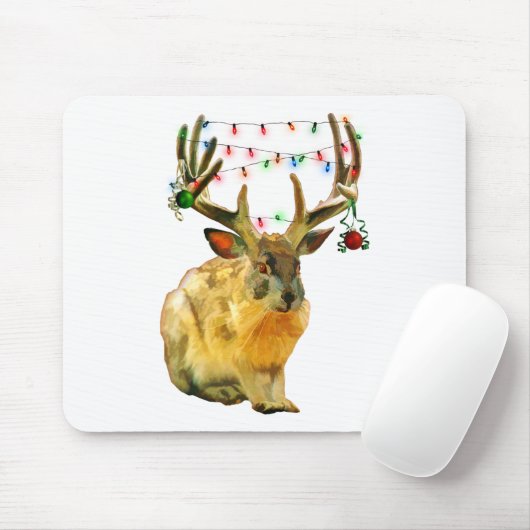 Weihnachtsdekoration Jackalope Mousepad (Mit Mouse)