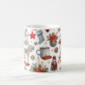Weihnachtsdekoration Kaffeetasse (Mittel)