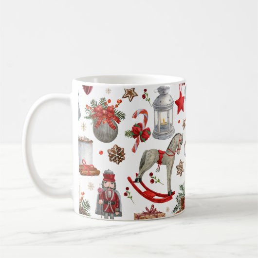 Weihnachtsdekoration Kaffeetasse (Links)