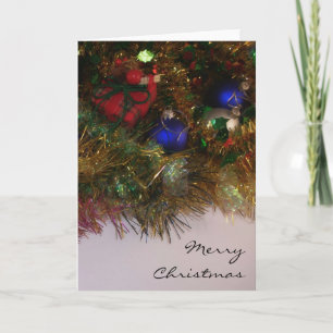 Weihnachtsdekoration Karte