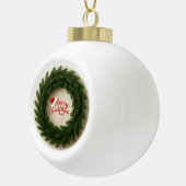 Weihnachtsdekoration keramik Kugel-Ornament (Rechts)