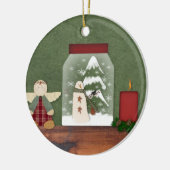 Weihnachtsdekoration Keramik Ornament (Links)