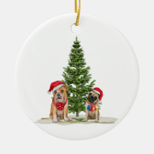 Weihnachtsdekoration Keramik Ornament