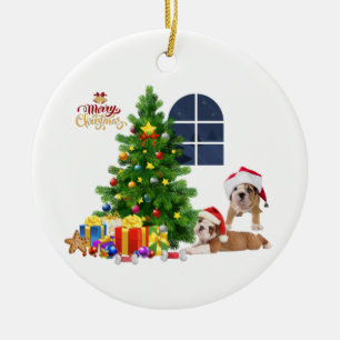 Weihnachtsdekoration Keramik Ornament