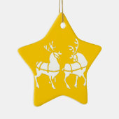 Weihnachtsdekoration Keramik Ornament (Rechts)