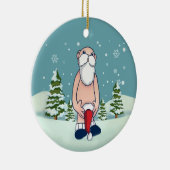 Weihnachtsdekoration Keramik Ornament (Rechts)