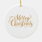 Weihnachtsdekoration Keramik Ornament (Hinten)