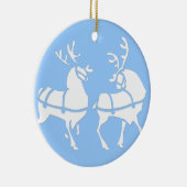 Weihnachtsdekoration Keramikornament (Rechts)