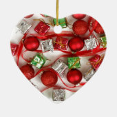 Weihnachtsdekoration Keramikornament (Hinten)