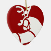 Weihnachtsdekoration Keramikornament (Rechts)