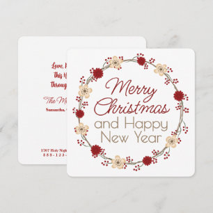 Weihnachtsdekoration Kreatz Kreis - Floral + Ihr T
