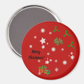 Weihnachtsdekoration - Kühlschrank Magnet (Vorderseite/Rückseite)