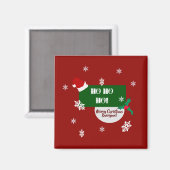 Weihnachtsdekoration - Kühlschrankmagnet (Vorderseite/Rückseite)