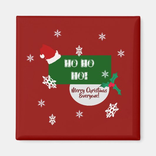 Weihnachtsdekoration - Kühlschrankmagnet (Vorne)