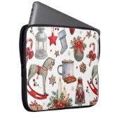 Weihnachtsdekoration Laptopschutzhülle (Vorne Rechts)