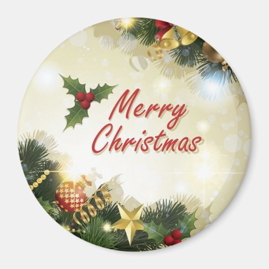Weihnachtsdekoration Magnet (Vorne)