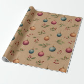 Weihnachtsdekoration mit braunem Packpapier (Ungerollt)