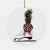 Weihnachtsdekoration mit Tartan Bowl im Skate Keramik Ornament (Hinten)