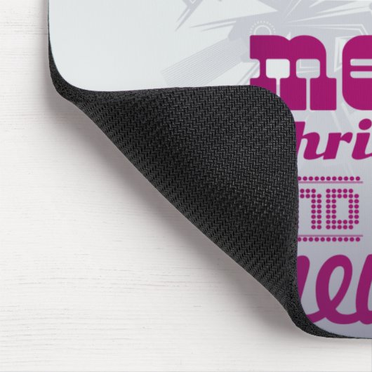 Weihnachtsdekoration Mousepad (Ecke)