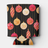 Weihnachtsdekoration Muster Dosenkühler (Rückseite)