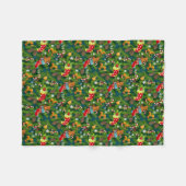 Weihnachtsdekoration Muster Fleecedecke (Vorderseite (Horizontal))