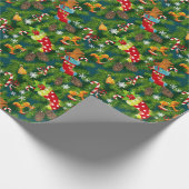 Weihnachtsdekoration Muster Geschenkpapier (Ecke)