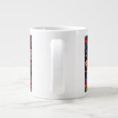 Weihnachtsdekoration Muster Jumbo Tasse (Rückseite)