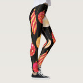 Weihnachtsdekoration Muster Leggings (Rechts)