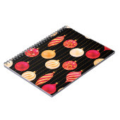 Weihnachtsdekoration Muster Notizblock (Linke Seite)