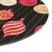 Weihnachtsdekoration Muster Schneidebrett (Ecke)