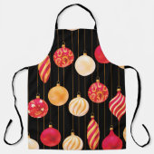 Weihnachtsdekoration Muster Schürze (Vorderseite)