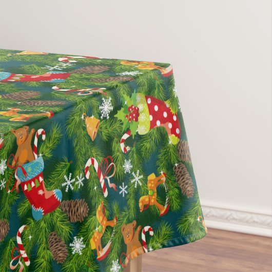 Weihnachtsdekoration Muster Tischdecke (Beispiel)