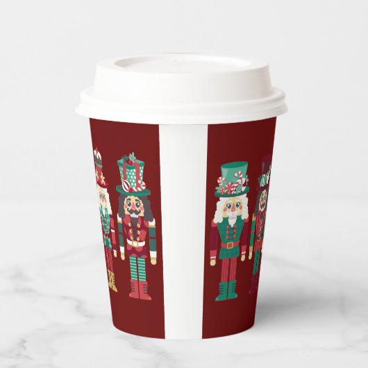 Weihnachtsdekoration Nutcrackers Pappbecher (Links)